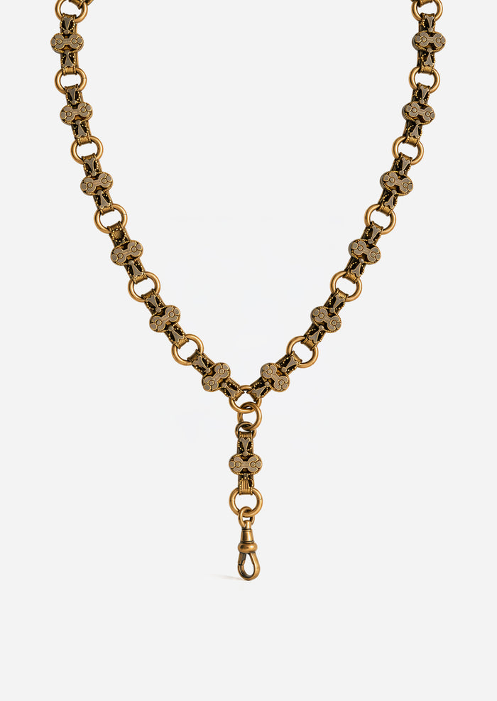 Rose Book Chain Necklace