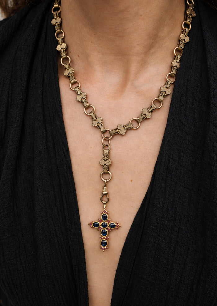 Rose Book Chain Necklace