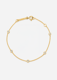 Sacred 5 Diamond Station Bracelet