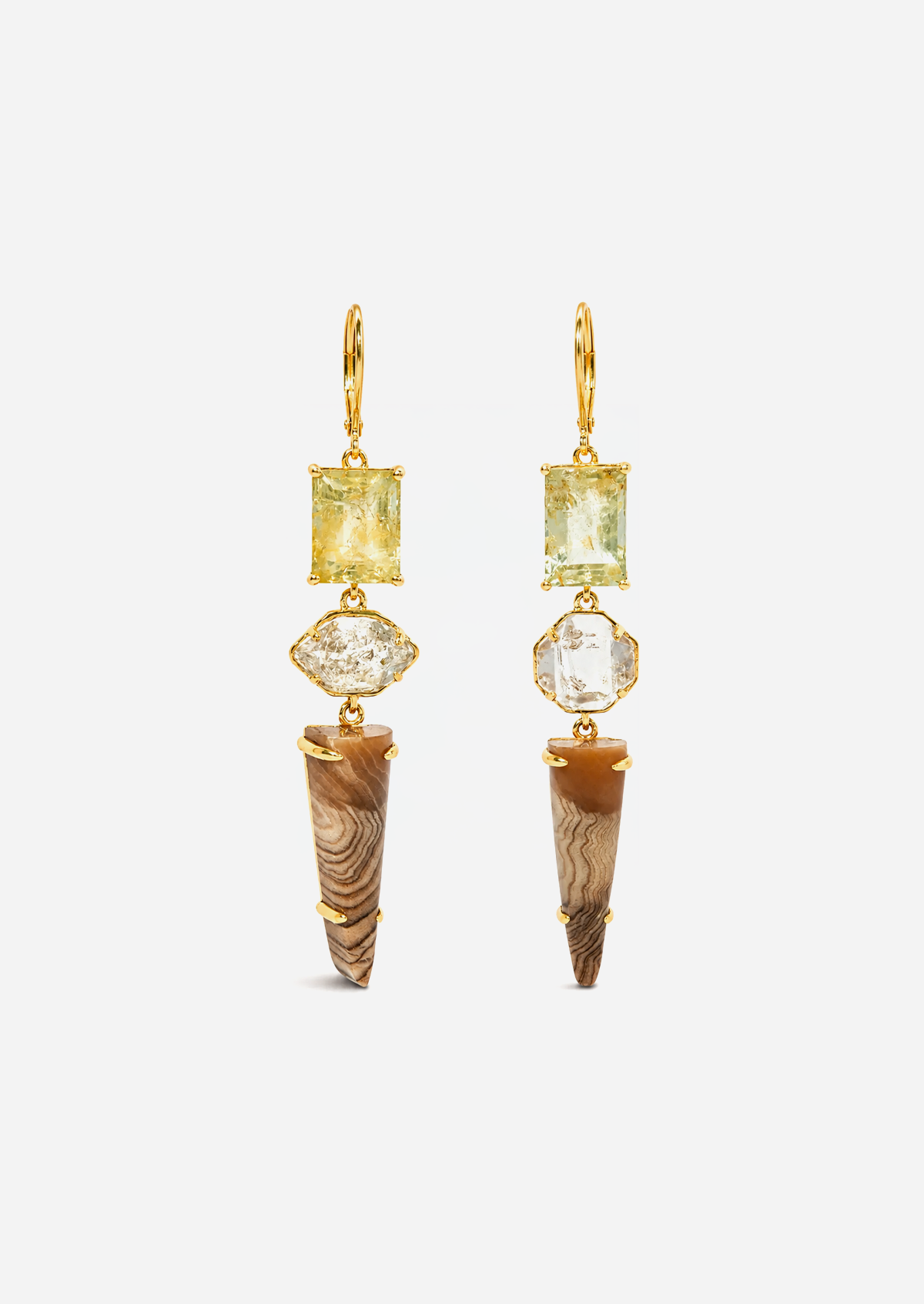 Soft Knock Green Aqua Earrings