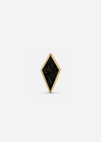 S+P Kite Diamond Threaded Flat Back Earring