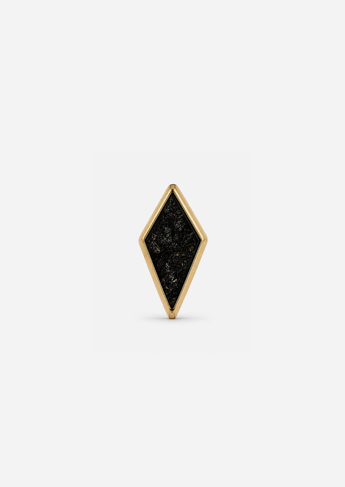 S+P Kite Diamond Threaded Flat Back Earring