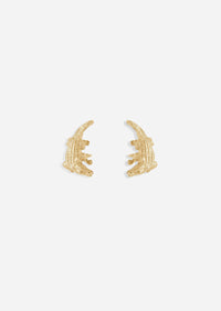 Alligator Threaded Flat Back Earring | Single