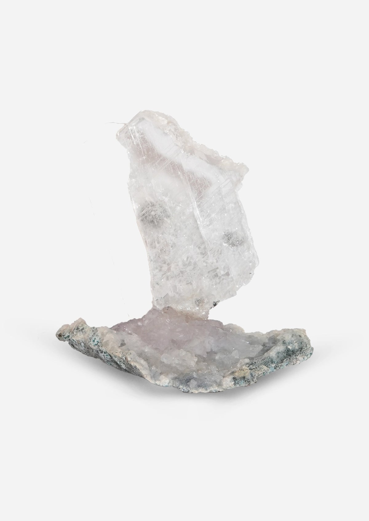 Amethyst Gypsum Crystal