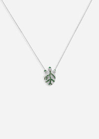 Anatomical Heart Locket - Emerald