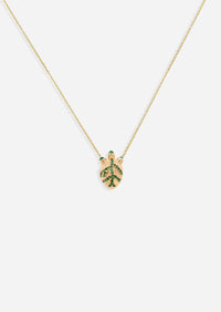Anatomical Heart Locket - Emerald