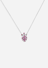Anatomical Heart Locket - Ruby