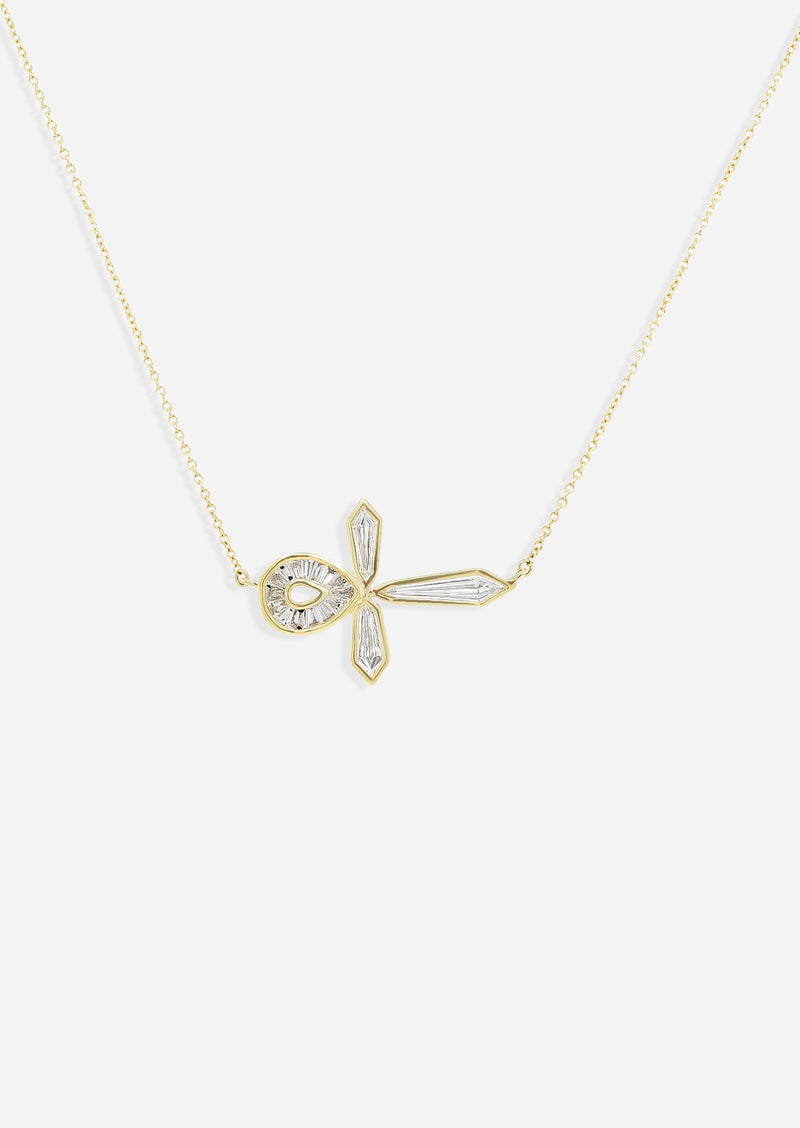 Diamond Ankh Necklace