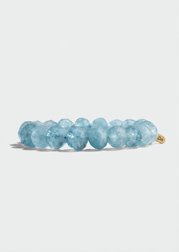 Aquamarine Heishi Bracelet