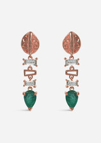 Backbone Baguette Earrings