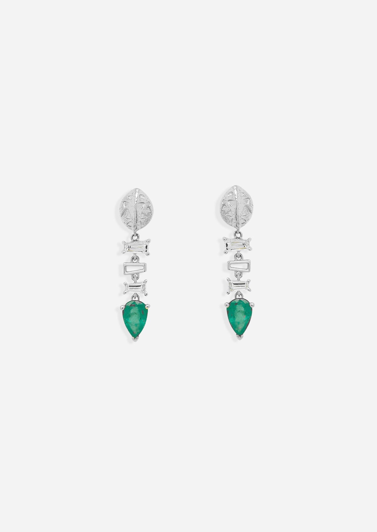 Backbone Baguette Earrings