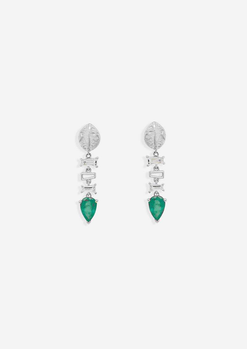 Backbone Baguette Earrings