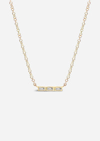 Baguette Bar Necklace