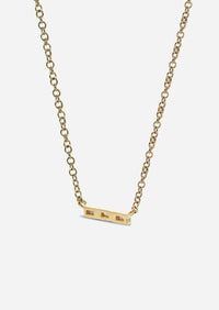 Baguette Bar Necklace