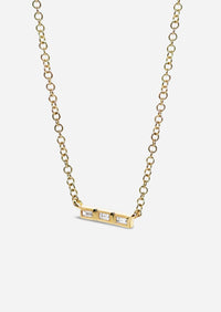 Baguette Bar Necklace