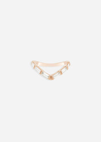 Baguette V Ring