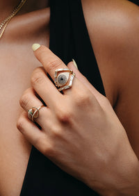 Baguette V Ring