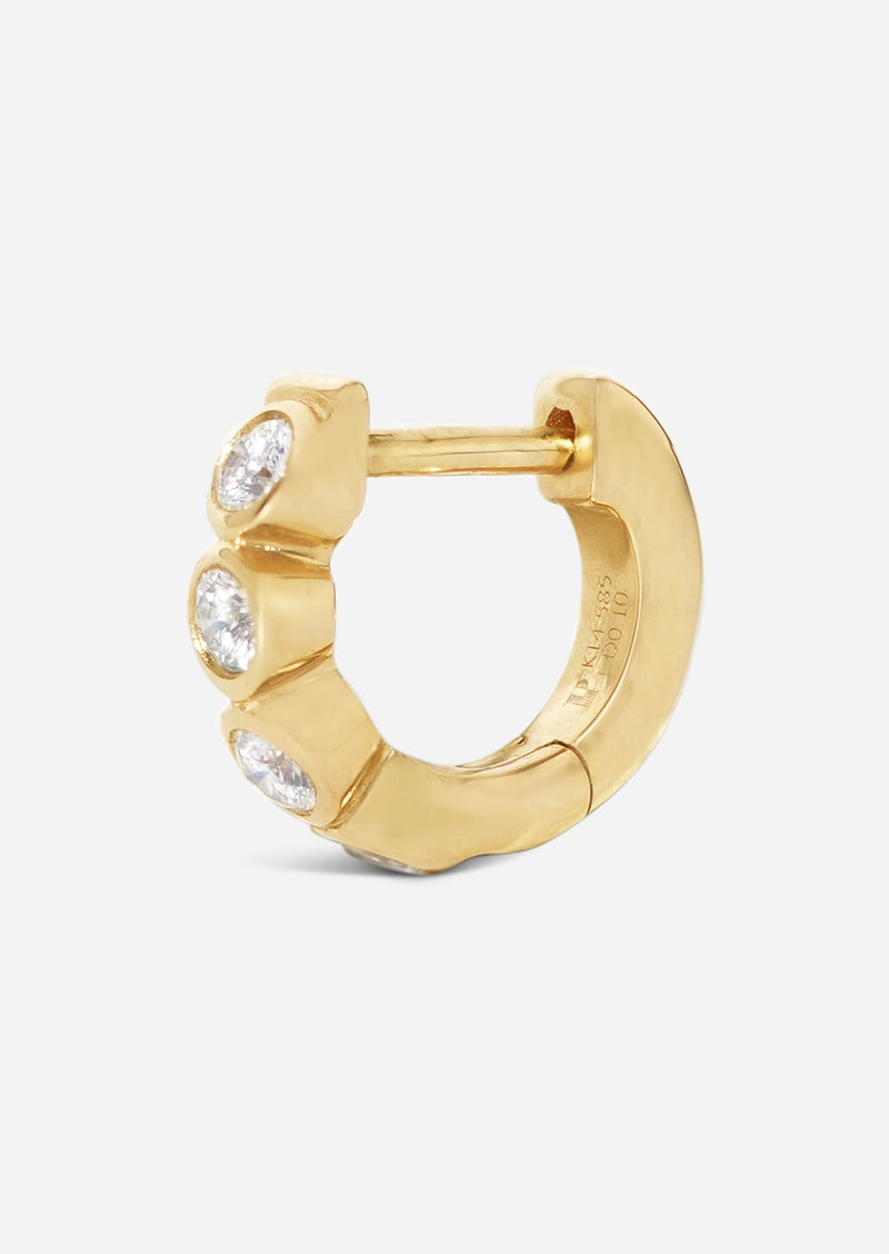 Bubble Huggie Hoop | Single