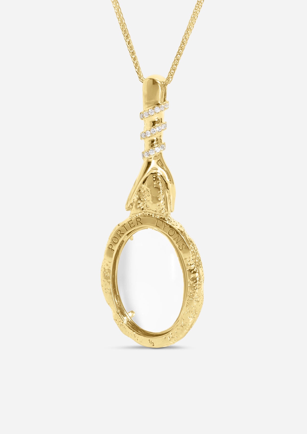 Care Magnifying Glass Pendant