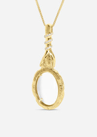 Care Magnifying Glass Pendant