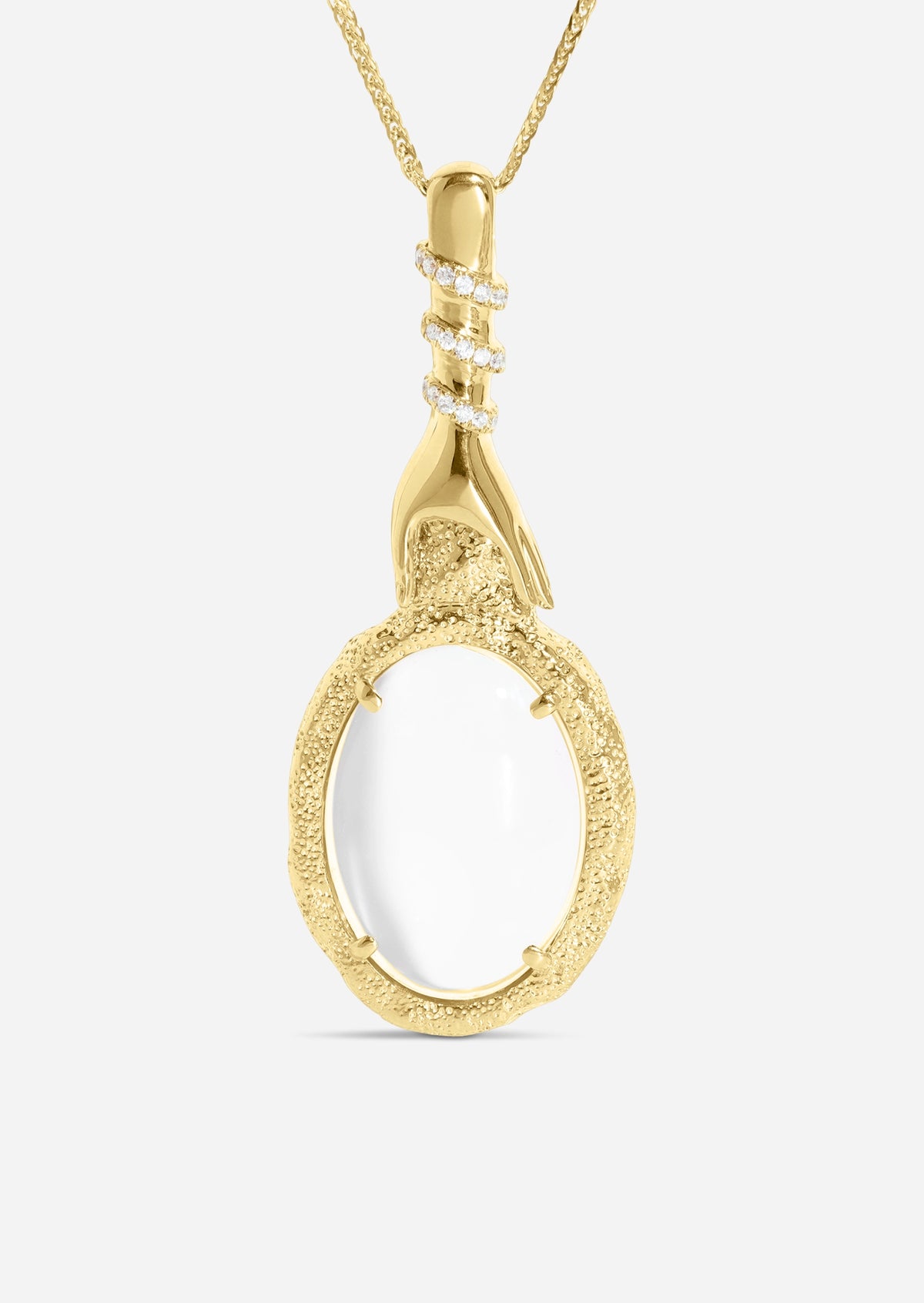 Care Magnifying Glass Pendant