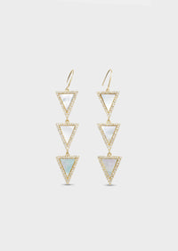 Chrysler Mother of Pearl Earrings