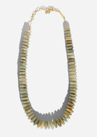 Chrysoberyl Heishi Bead Necklace