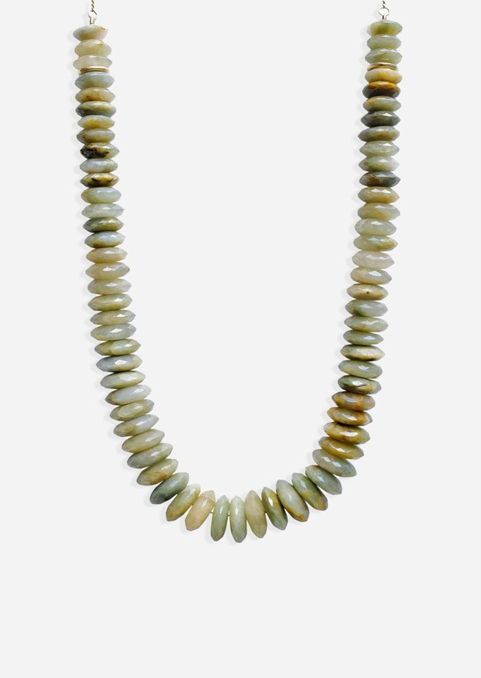 Chrysoberyl Heishi Bead Necklace