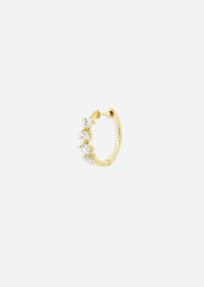 Confetti Diamond Hoop | Single