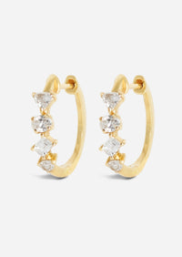 Confetti Diamond Hoop | Single