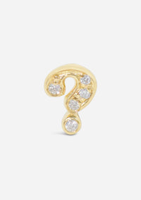 Curio Threaded Flat Back Earring | Single
