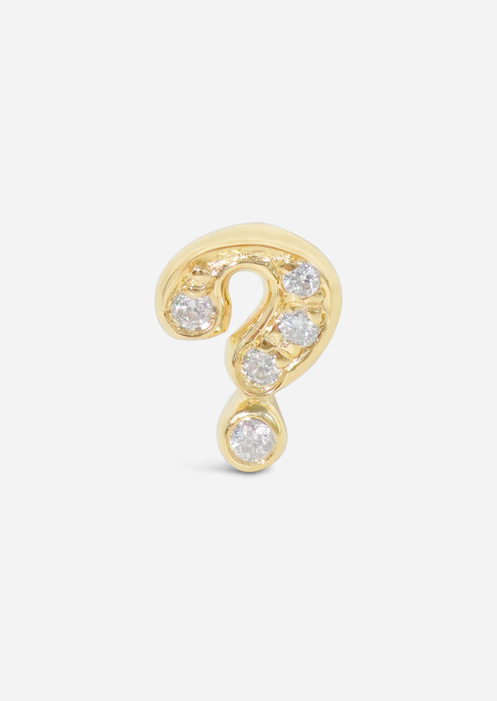 Curio Threaded Flat Back Earring | Single