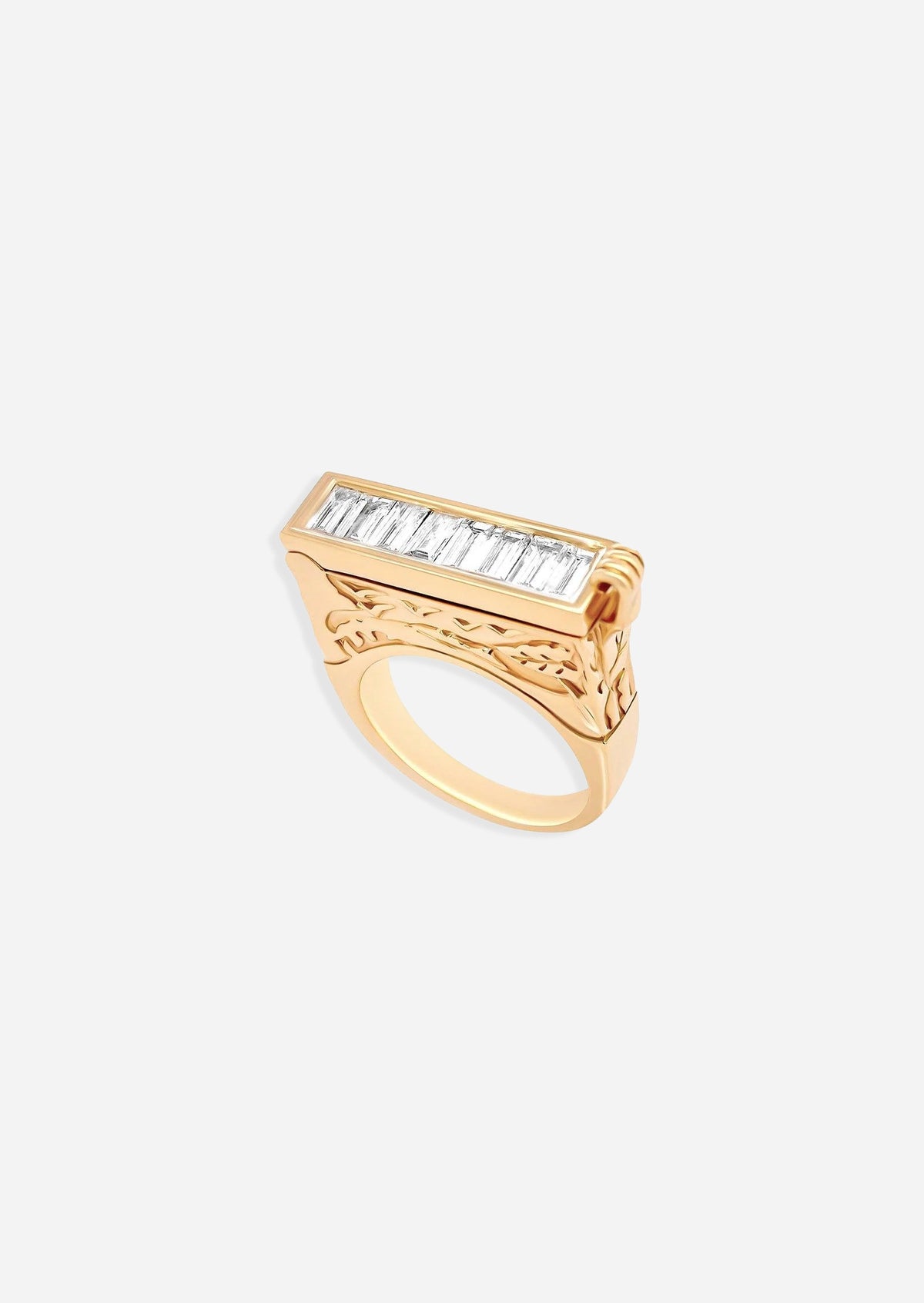 Cypress Poison Ring - Diamond Baguette