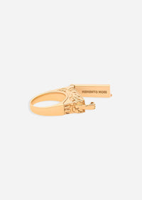 Cypress Poison Ring - Emerald Baguette