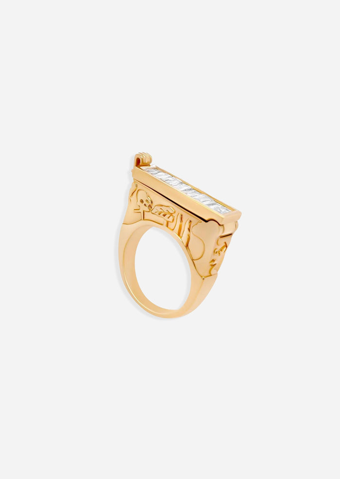 Cypress Poison Ring - Diamond Baguette