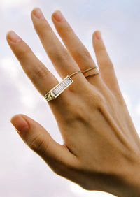 Cypress Poison Ring - Diamond Baguette