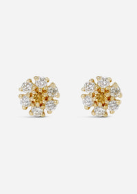 Daisy Threaded Flat Back Earring | Single