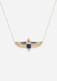 Deco Scarab Necklace