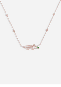 Diamond Gator Necklace