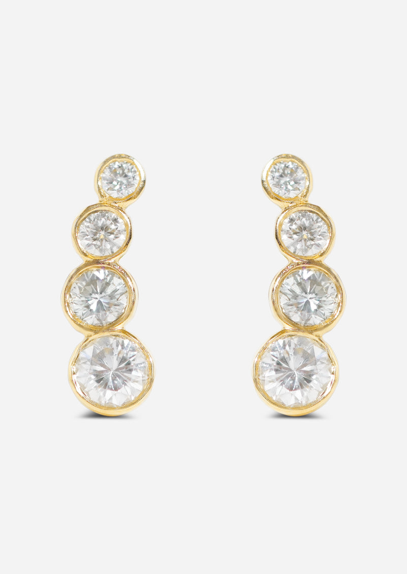 Diamond Crawler Earring | Single
