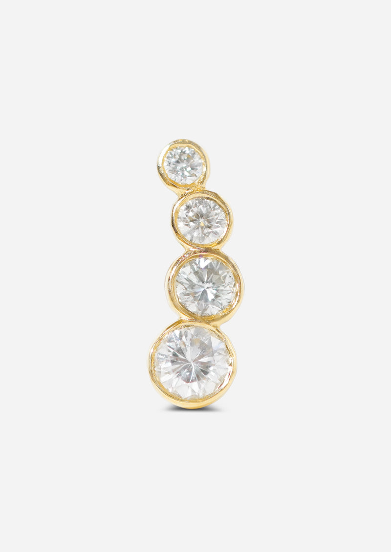Diamond Crawler Earring | Single
