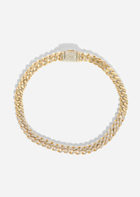 Diamond Curb Chain Bracelet