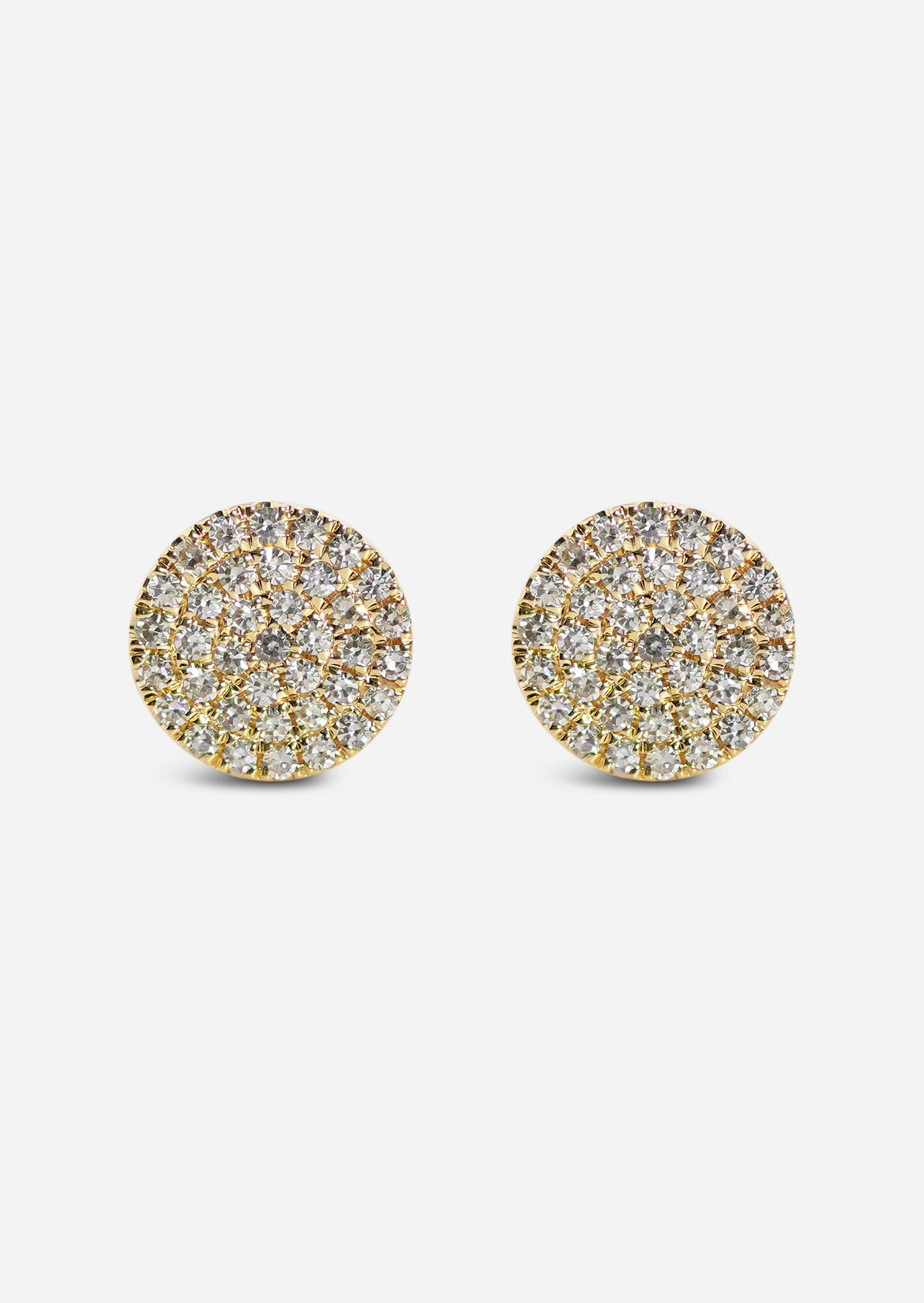 Diamond Disc Earring | Single