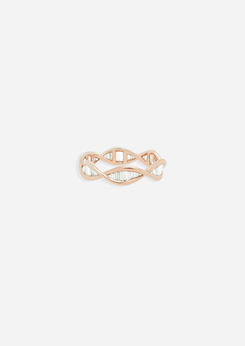 Double Helix Eternity Ring