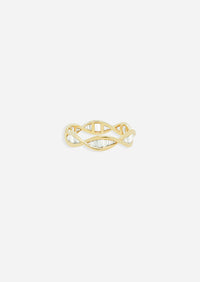 Double Helix Eternity Ring