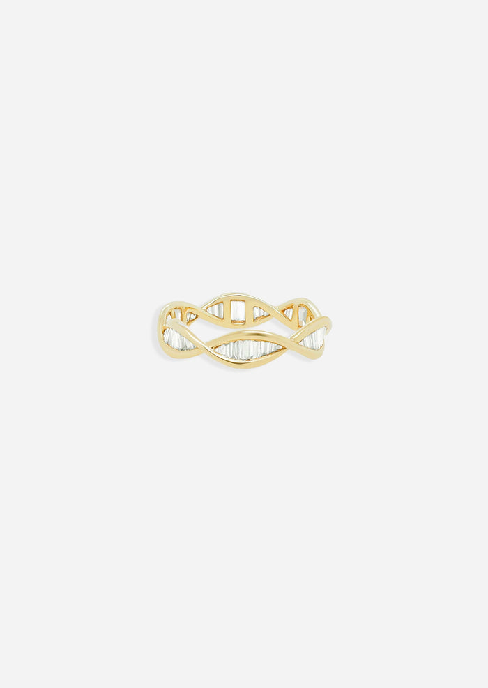 Double Helix Eternity Ring