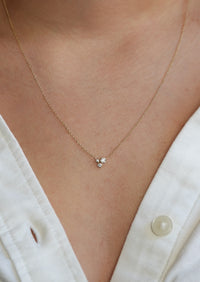 Organic Trio Diamond Necklace