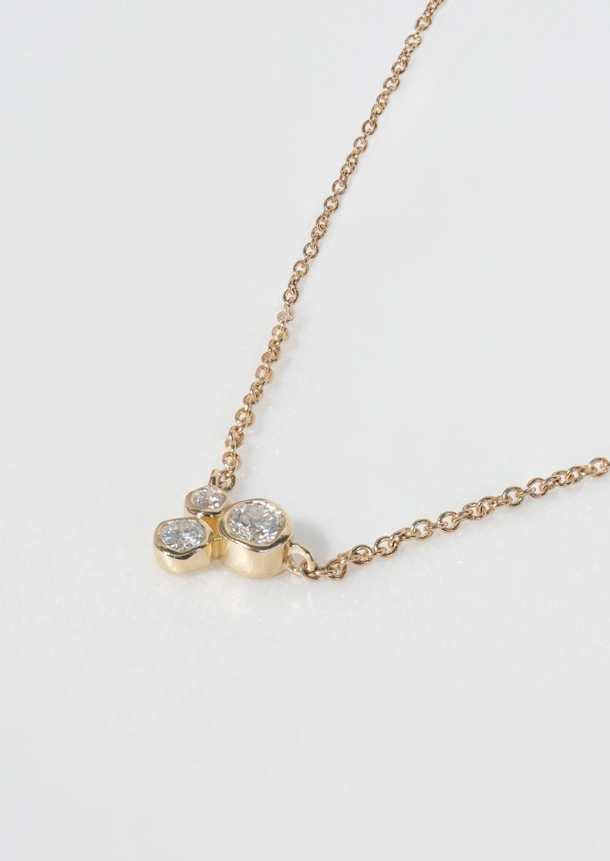 Organic Trio Diamond Necklace