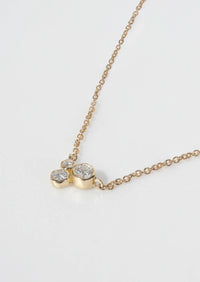 Organic Trio Diamond Necklace