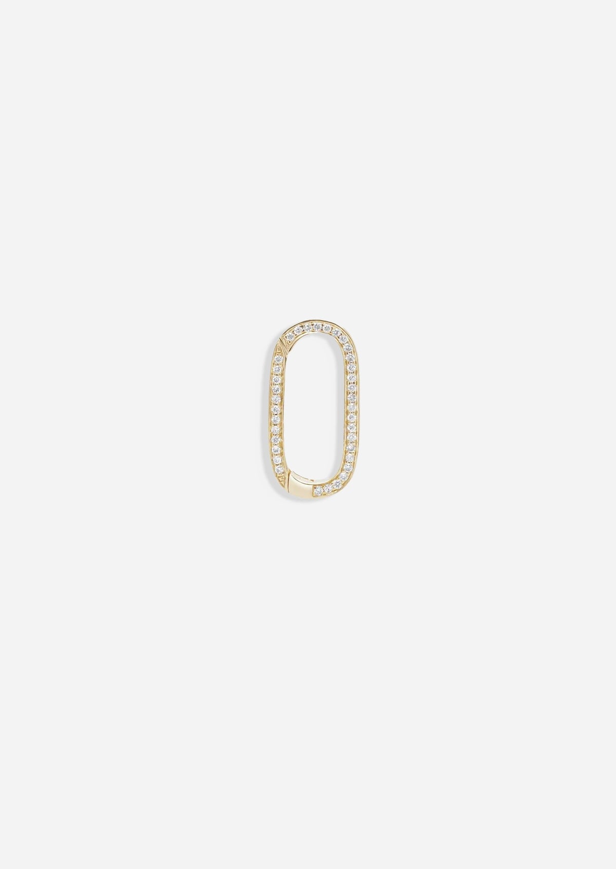 Diamond Oval Link Charm Connector